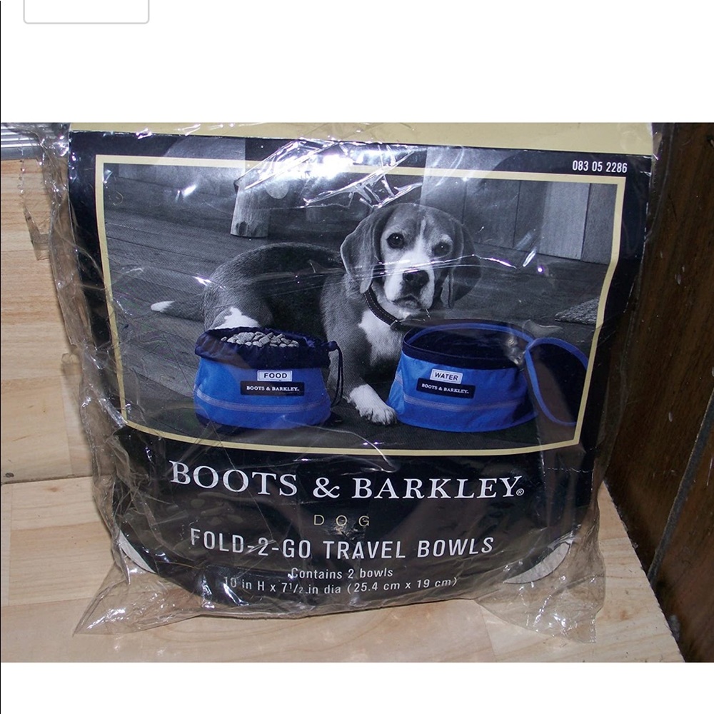 Boots and Barkley Travel Bowl